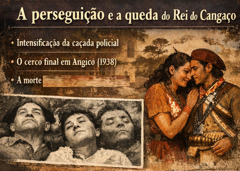 Imagem remete a perseguição final de morte de Lampião