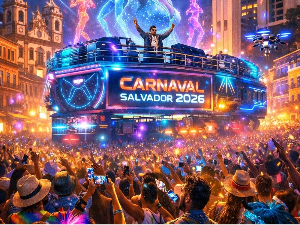 Os modernos trios elétricos do carnaval de salvador