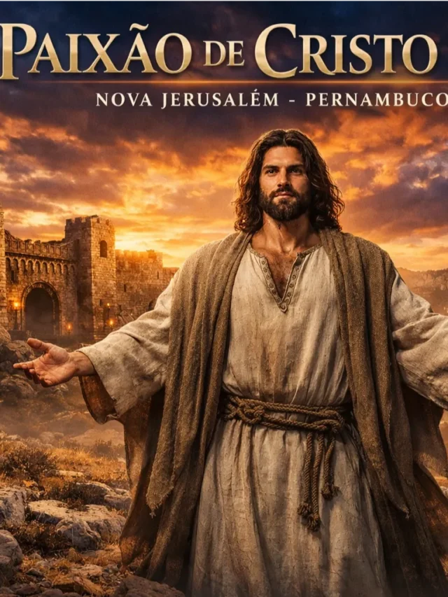 Paixão de Cristo em Nova Jerusalém 2026: De Plínio Pacheco ao Jesus de Dudu Azevedo