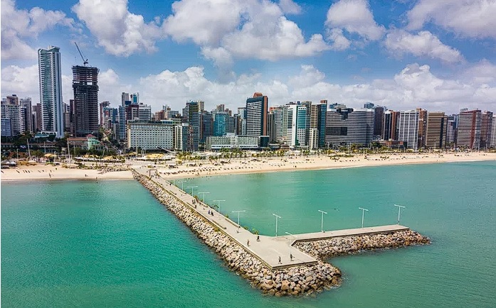 Vista da Orla de Fortaleza - CE