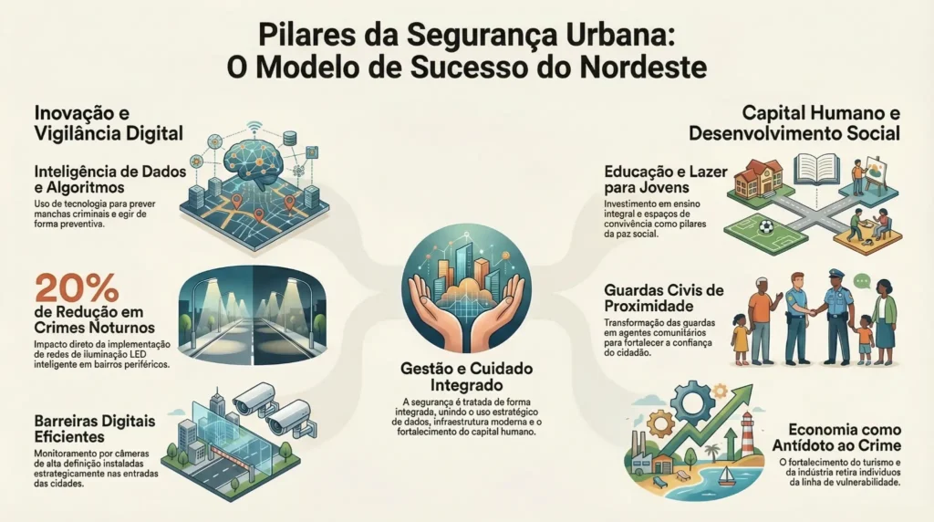 Pilares da Segurança no Nordeste