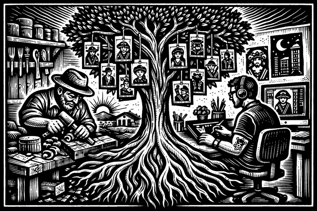 Xilogravura de Cordel - A Eternidade do Traço Preto e Branco