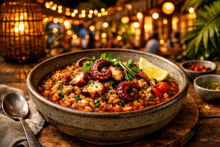 Arroz de Polvo Gourmet - Gastronomia de Pipa - RN