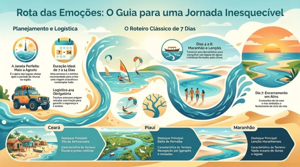 Rota das Emoções - Infográfico