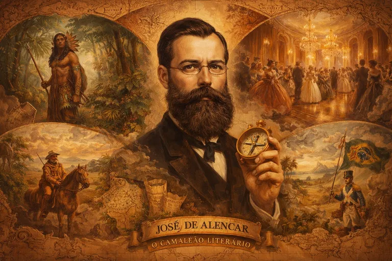 José de Alencar - O Camaleão Literário: As Quatro Faces de Alencar
