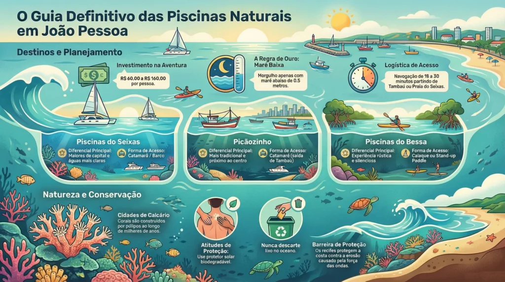 O Guia Definitivo das Piscinas Naturais em João Pessoa