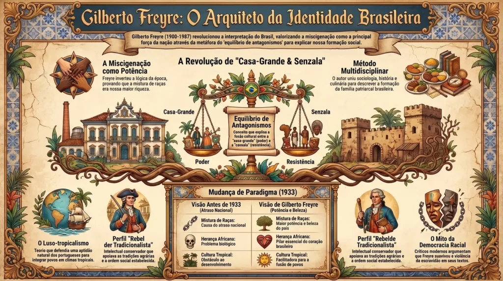 Infográfico - Gilberto Freyre