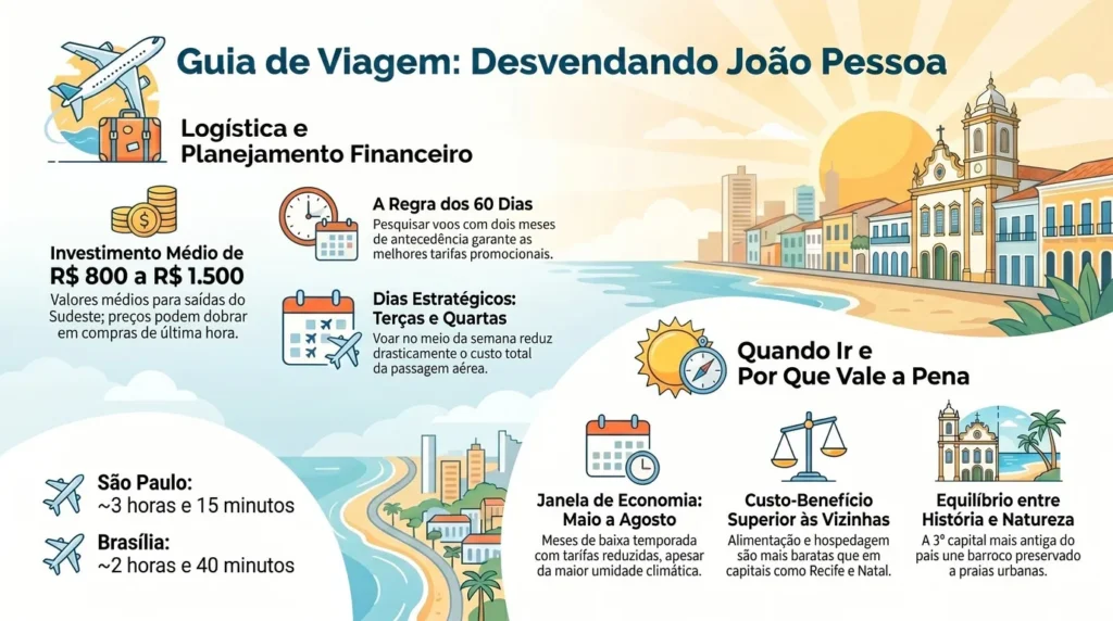 Voos para João Pessoa - Infográfico